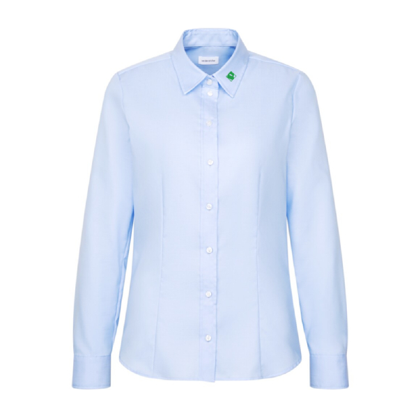 Fine Twill Bluse langarm Regular
